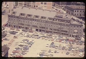 Commercial Wharf north from the Custom House Tower Boston