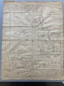 A Map of the State of Rhode Island
