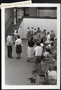 Art reception, Dick Little, art show