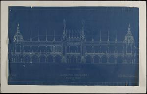 Front elevation, Dancing Pavilion, Point of Pines Resort