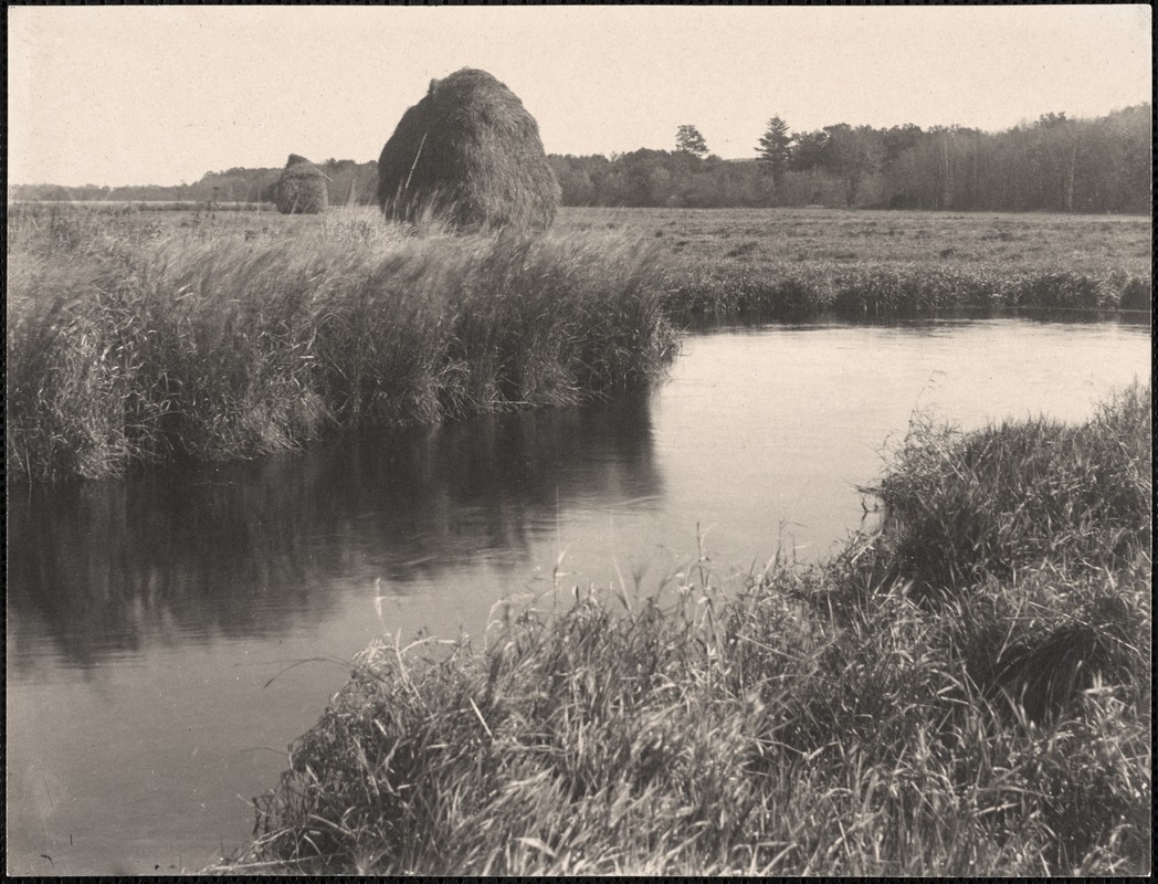 Haystacks on the Sudbury River