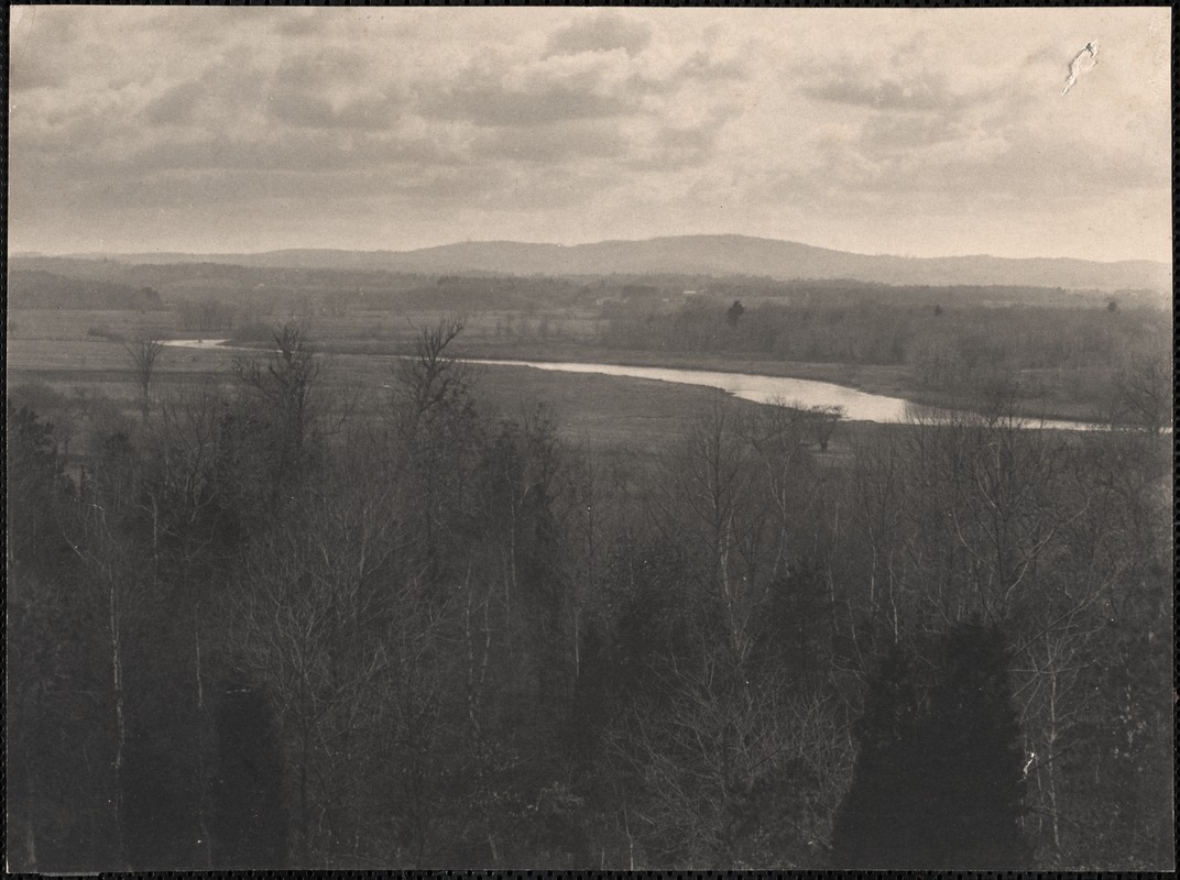 Distant view of Sudbury River