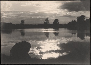 Sunset over Baldwin’s Pond, Wayland