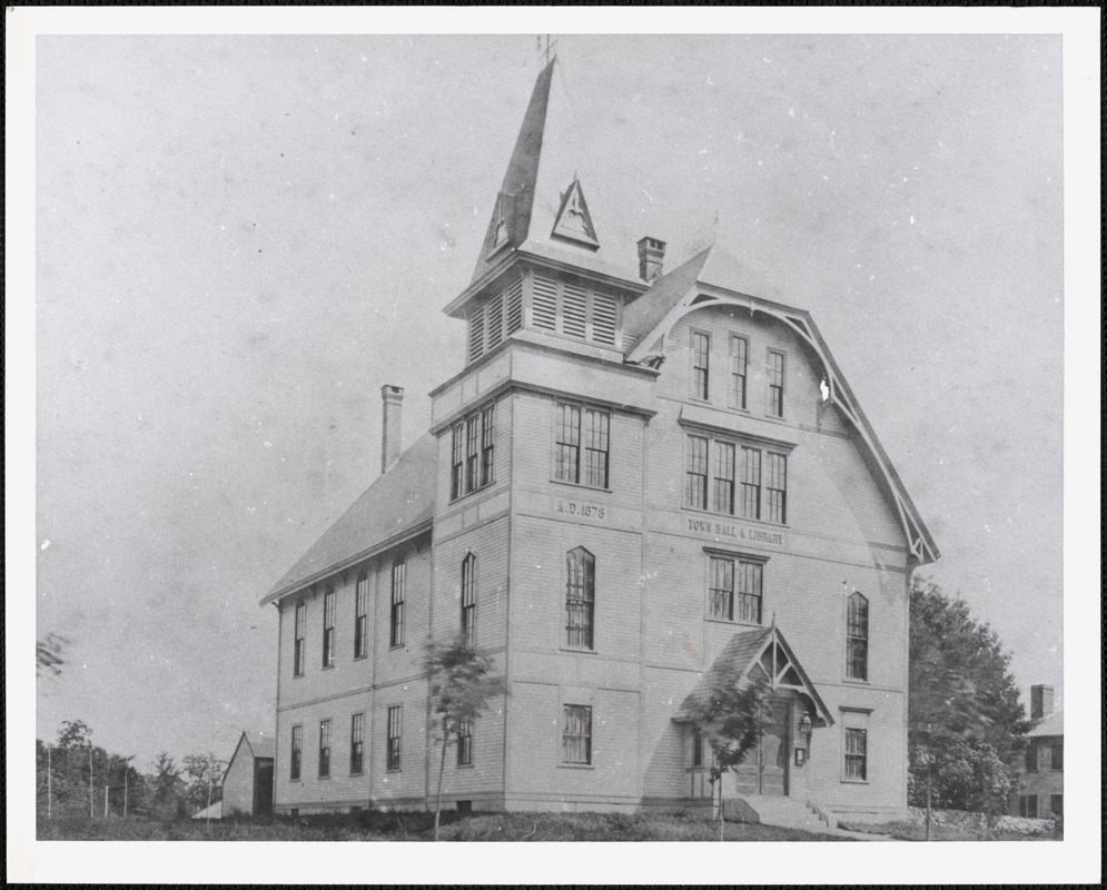 Old Town Hall, 12 Cochituate Road (Heard House site)