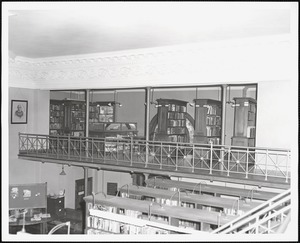 Wayland Library, upper west stacks