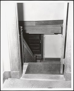 Wayland Library, stairwell
