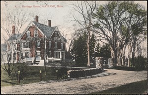 A. B. Hastings House, Wayland, Mass.