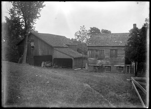 Alvah Colton barn & shop east of house