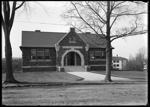 Sawyer's Memorial Library, front, Boylston