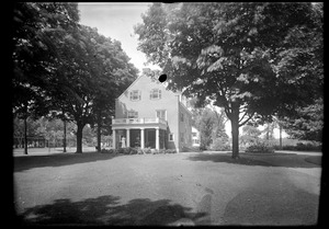 Estabrook house and girl