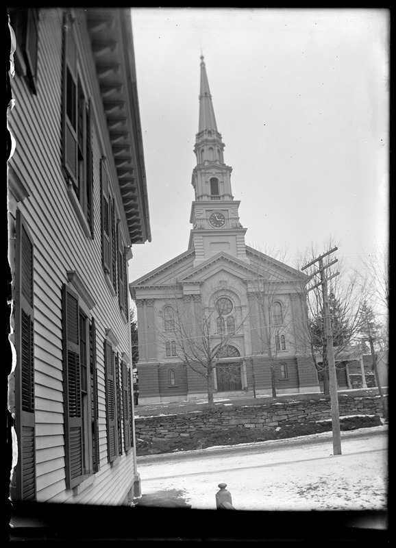 Congregational church front