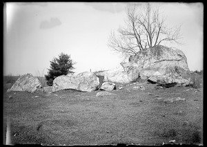 Rocks near W. Harvey Sibley's farm Spencer, Mass