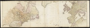 A chart of the Atlantic Ocean