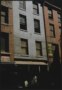 Row of brick buildings, Boston