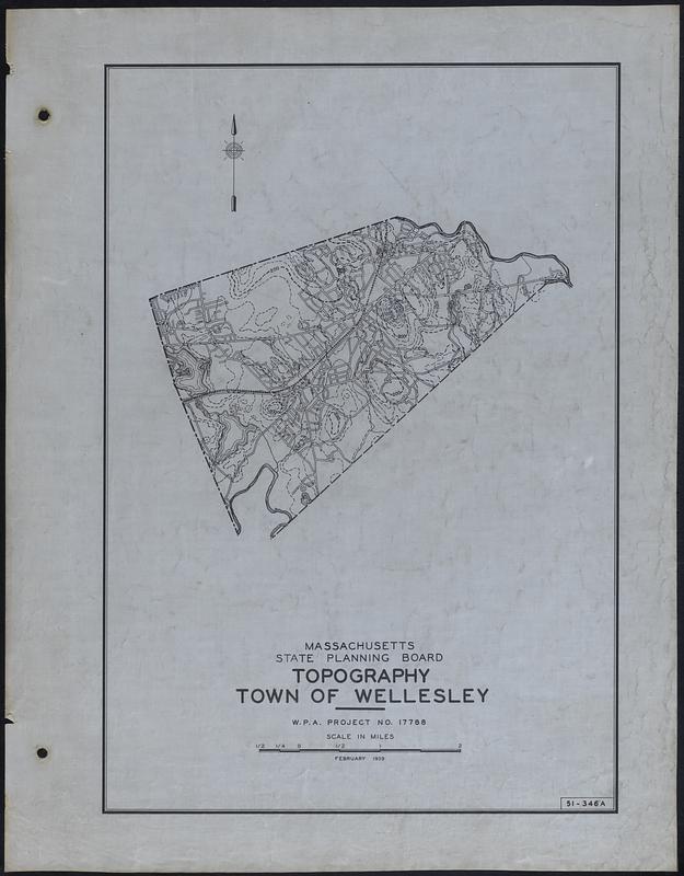 Topography Town of Wellesley Digital Commonwealth