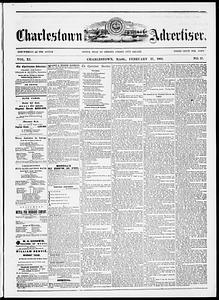 Charlestown Advertiser, February 27, 1861