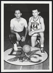 Coach Bob Cousy + Capt. George Humann