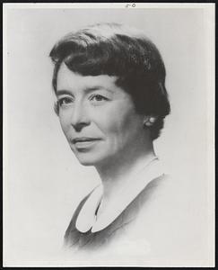 Miss Ruth M. Adams, President, Wellesley College, resigned June '72