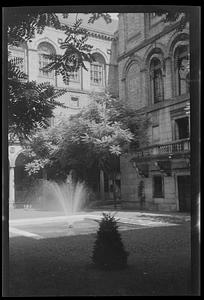 McKim courtyard and fountain