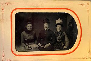 Probably the three Simpkins Sisters: Ruth Simpkins, Elizabeth (Simpkins) Bacon, and Mabel Simpkins