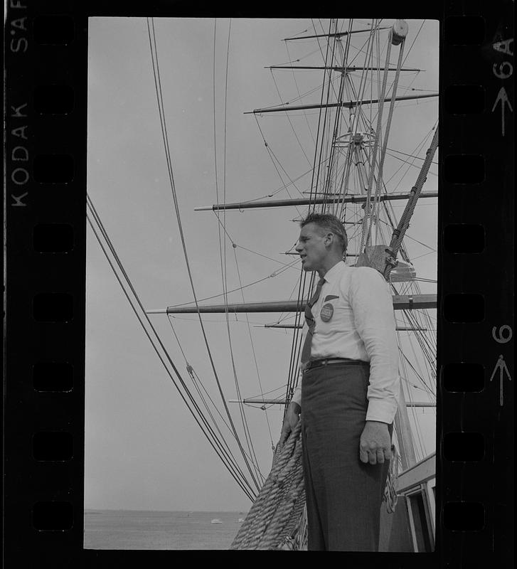 Francis Sargent Aboard Clipper Ship Flying Cloud Digital Commonwealth