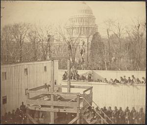 Execution of Captain Wirtz, the keeper of Andersonville Prison, (the drop)