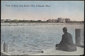 View of Shore from Beebe's Pier, Falmouth, Mass.