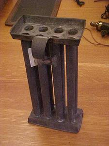 Metal candle mold