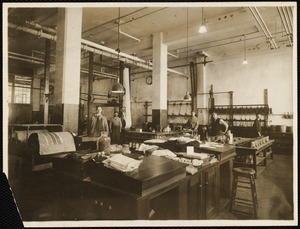 Chemical laboratory, print building