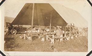 Force headquarters mess, U.S. Marine Corps encampment, Gettysburg, PA