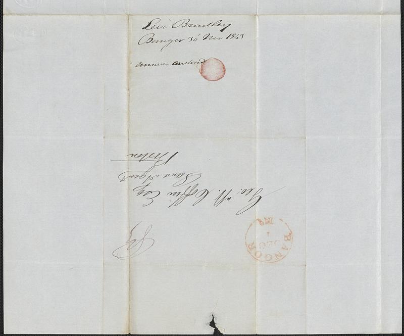 Levi Bradley to George Coffin, 30 November 1843 - Digital Commonwealth