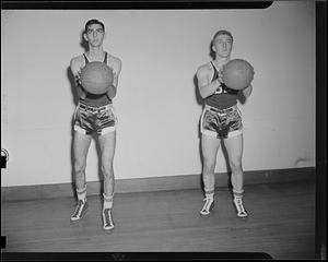 Basketball '41-'42, Campagnola and Kalbaugh