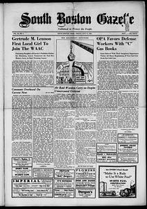 South Boston Gazette, July 31, 1942