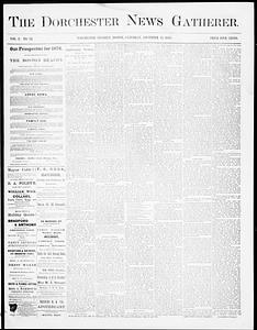 The Dorchester News Gatherer, December 25, 1875
