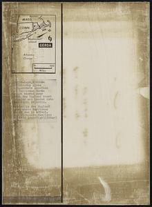 Gerda Moves--Map gives approximate location of Hurricane Gerda which veered away from New England coast Tuesday and headed into the North Atlantic. Shaded is New England area where hurricane watch was in effect.