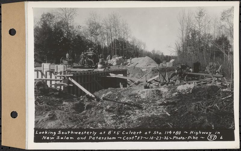 Contract No. 57, Portion of PetershamNew Salem Highway, New Salem