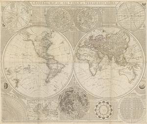 A general map of the world, or terraqueous globe