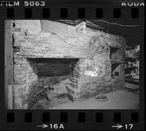 Old fireplace uncovered in Grog