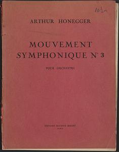 Mouvement symphonique, no. 3 pour orchestre