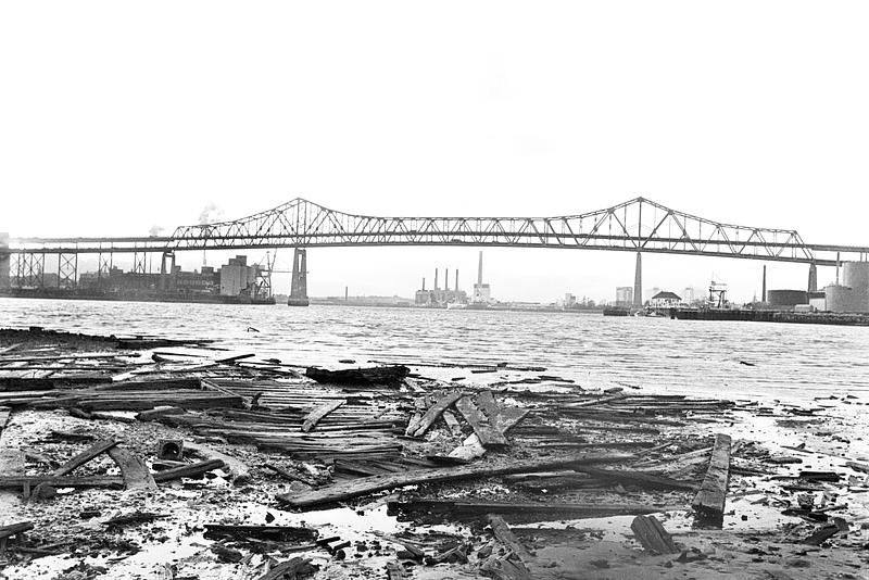 View of bridge from East Boston