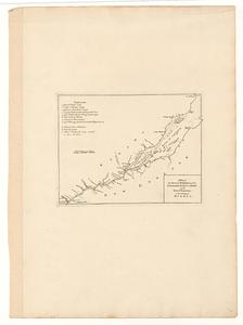 A map of the several dispositions of the English fleet & army on the river S.t Laurence, to the taking of Quebec