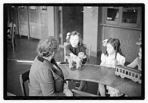 Mabel Adams, principal of Horace Mann School