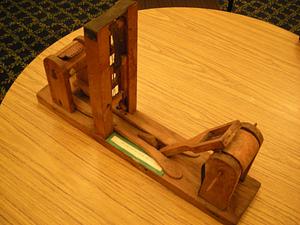 Wooden catapult
