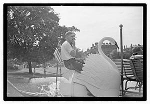 Wm Hanscomb swan boat