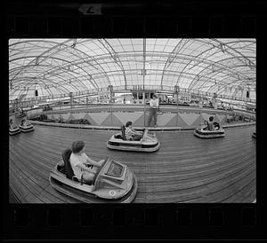 Bumper cars fun, Paragon Park, Nantasket