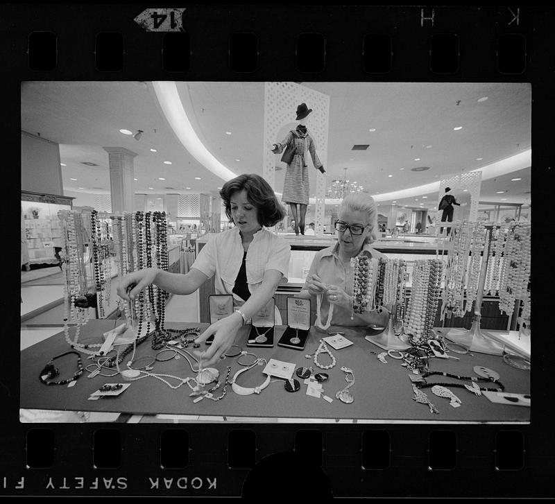 Jewelry counter at Chestnut Hill Mall, Newton Digital Commonwealth