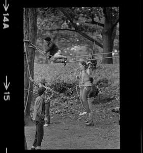 Ropes class in Franklin Park, Dorchester