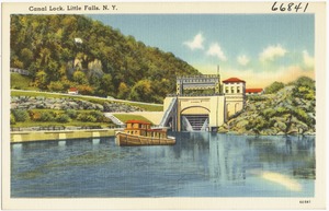 Canal lock, Little Falls, N. Y.