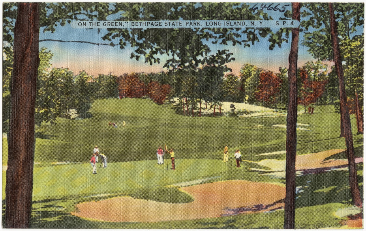 "On the Green," Bethpage State Park, Long Island, N. Y. Digital