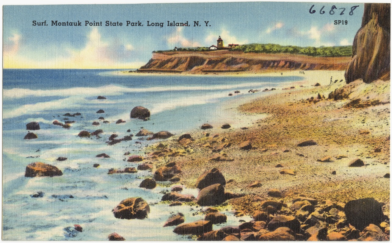 Surf, Montauk Point State Park, Long Island, N. Y.